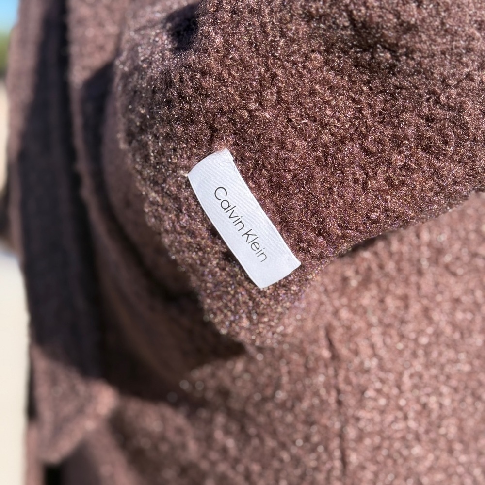 Warm, brown coat from Calvin Klein. Size s (I would say more small/medium) - Picture 7 of 11